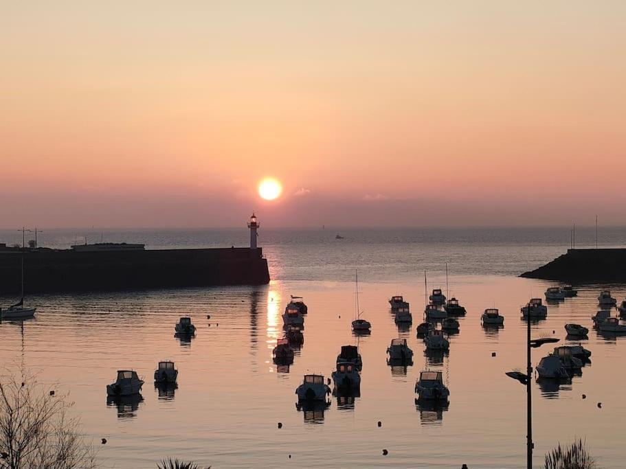 La Timonerie- Vue Mer/Plage/Port Saint-Quay-Portrieux Exterior foto